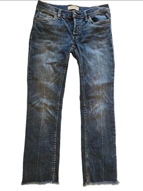 We The Free Women's Ankle Crop Jeans - Medium Blue Wash SZ: 26